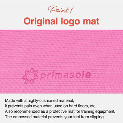 Primasole Yoga Mat with Carry Strap for Yoga Pilates Fitness and Floor Workout at Home and Gym Non-slip 9 colors