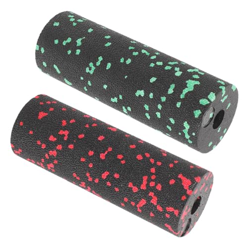 Toddmomy 2Pcs Compact Yoga Column Foam Roller for Muscle Relaxation Travel Size Hollow Massage Roller Deep Tissue Leg for Fitness and Workout