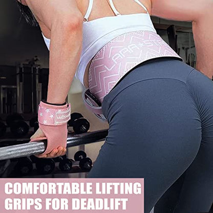 Weight Lifting Wrist Straps for Maximum Grip Support,Lifting Strap for Weightlifting, Gym Grips Hook for Deadlifts, Powerlifting, Heavy Shrug Women/Men