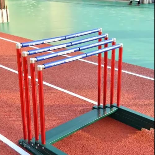 Height Adjustable Hurdles, Pro Adjustable Speed Agility Hurdles for Obstacle Training, Portable Aluminum Sport Squad Hurdle Set, Fitness Group/School Track and Field, A