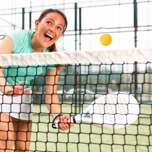 BESTonZON 4-Pack High Elastic 2.16 Inch Hollow Core Training Balls for Sports Speed Agility Practice Indoor Outdoor