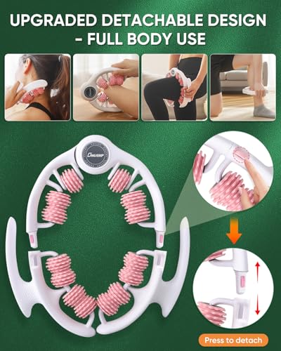 Cellulite Massager Roller, Cellulite Remover Muscle Roller, Fascia Massage Tool for Thigh, Leg, Waist - Anti-Celulitis, Lymphatic Drainage, Body Sculpting, Deep Tissue Pain Relief