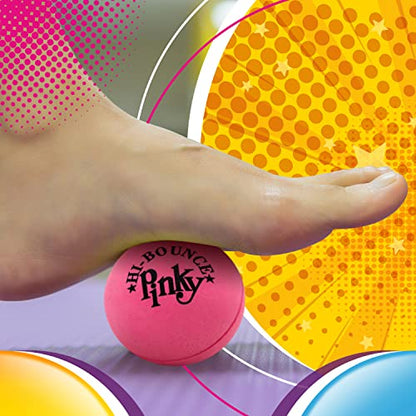JA-RU Hi-Bounce Pinky Ball (1 Pack) Rubber-Handball Bouncy Balls for Kids. Small Pink Stress Ball. Indoor & Outdoor Sport Party Favors. Bouncing Throwing Play Therapy. 976-1E - size: 2.5 Inch (Pack of 1)