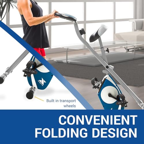 XTERRA Fitness Folding Exercise Bike, 225 LB Weight Capacity - style: FB150