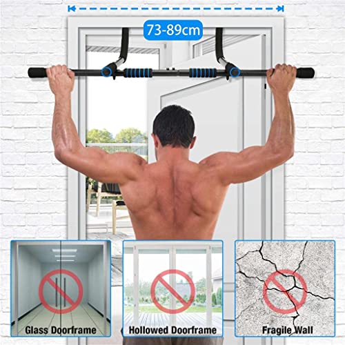 85CM Adjustable Door Frame Pull Up Bar 100KG Without Screws Robust with Foam for Workout Fitness Home Trainer Equipment
