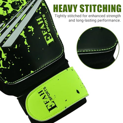 Soccer Goalkeeper Gloves for Kids Boys Children Youth Football Goalie Gloves with Strong Grips