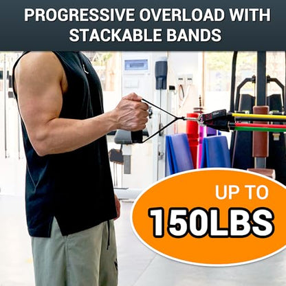 TheFitLife Resistance Bands Set with Handles, Door Anchor and Ankle Straps