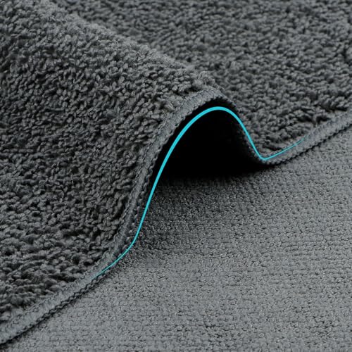 Orighty Microfiber Washcloths Bulk Towels Set 100 Pack, Highly Absorbent and Soft Feel Face Cloths, Multi-Purpose Wash Cloths & Hand Towels for Bathroom, Hotel, Spa, and Gym, 12x12 Inch, Grey - color: Grey