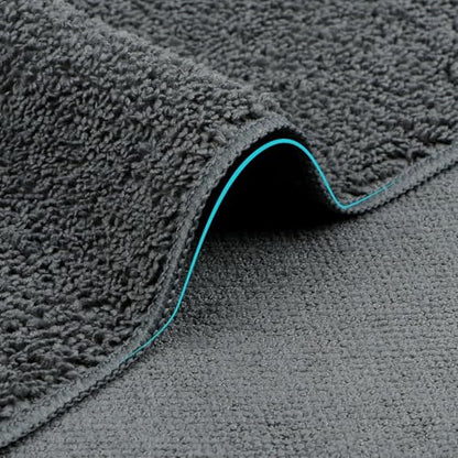 Orighty Microfiber Washcloths Bulk Towels Set 100 Pack, Highly Absorbent and Soft Feel Face Cloths, Multi-Purpose Wash Cloths & Hand Towels for Bathroom, Hotel, Spa, and Gym, 12x12 Inch, Grey - color: Grey