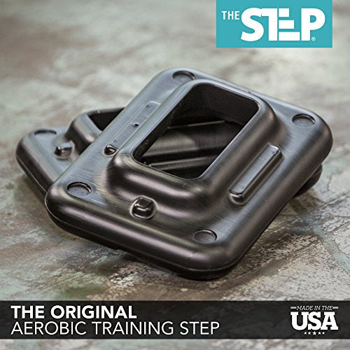 The Step Original Aerobic Exercise Risers (Pair) with Nonskid Feet - Two Extra Risers for Use with The Step Circuit Size Platforms