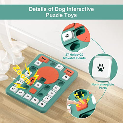 FOXMM Dog Puzzle Toys,Interactive Treat Puzzle Dog Toy for IQ Training - style: L-Level 4