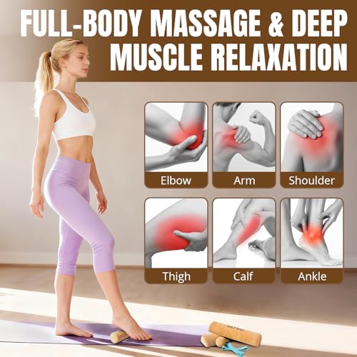 Foot & Ankle Strengthener Kit, 4-in-1 Cork Balance Board Set | Includes 2 Half-Dome Boards | Foot Roller | Massage Ball | Toe Bands | Carry Pouch | Exercise Guide