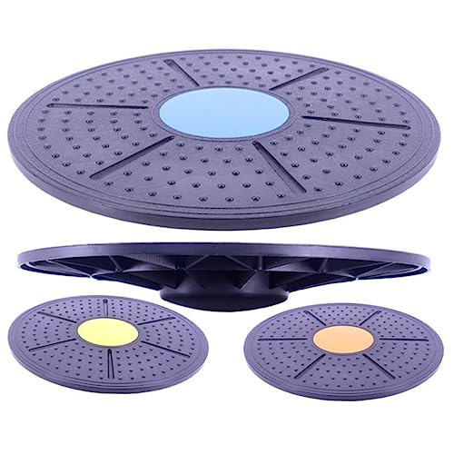 ibasenice Balance Board Anti-slip Standing Plate Fitness for Wobble Board for Home Random