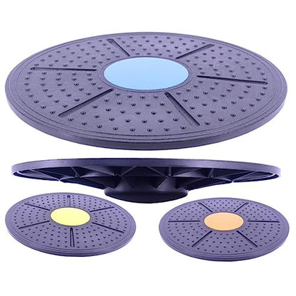 ibasenice Balance Board Anti-slip Standing Plate Fitness for Wobble Board for Home Random
