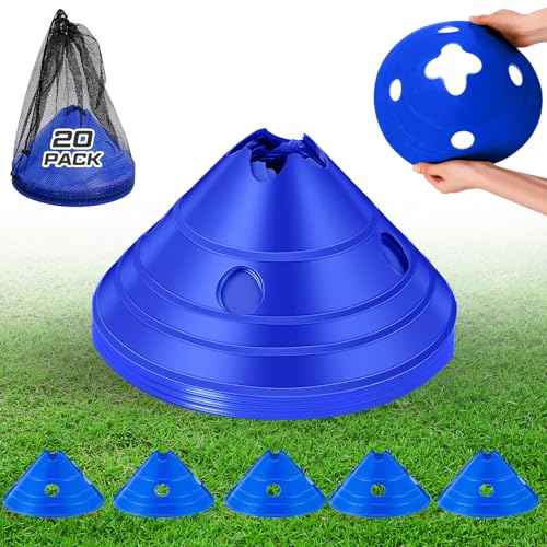 Jumbo Soccer Cones Big Training Disc Cone - color: Blue