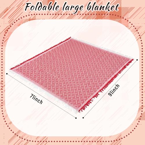 Large Outdoor Picnic Blanket 91x71 Inch Camping Mat Sandproof Woven Boho Mat Giant Beach Towel Travel Essential Yoga Accessories Park Patio Lawn Garden Grass Ground Music Festival Concert