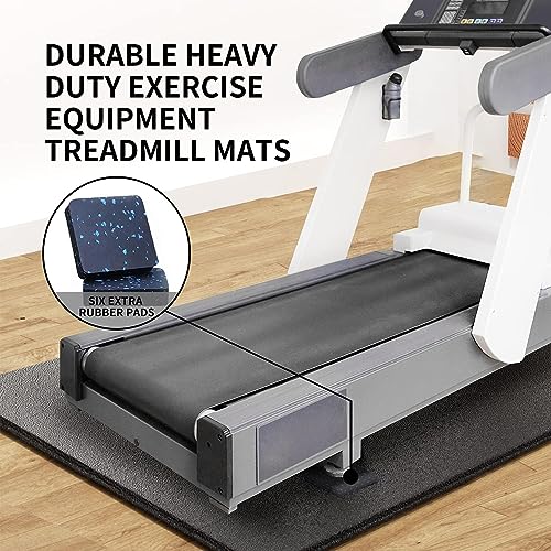 PROIRON Heavy Duty Exercise Equipment Mat, Treadmill Mat - 45"x32", 48"x24", 78"x36" - Floor Protector for Home Gym, Exercise Bike, Weight Bench, Rowing Machine, Cross Trainer - size: 78*36