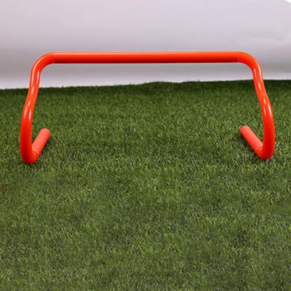 Abaodam 3pcs Adjustable Speed Agility Training Hurdles Set, Lightweight Detachable Orange Mini Hurdles for Football Basketball Soccer Quarterback Athletic Speed Drills