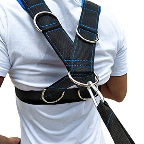 Harness Band, Sled Harness for Pulling Fitness Speed Strength Training Sled Shoulder Harness Band Belt Sports Equipment
