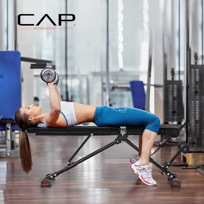 CAP Barbell Multi-Purpose Adjustable Utility Strength Training Weight Bench | Multiple Options - style: ELITE