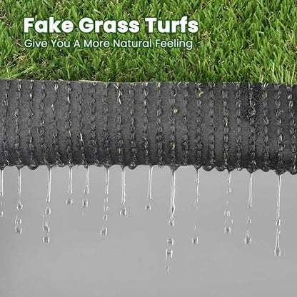 Yescom Sports Workout Outdoor Gym Flooring Turf for Crossfit Training Sled - size: 0.4"H-5'x65'(325Sq.Ft)