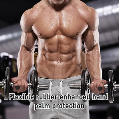 Workout Gloves for Women and Men, Non-Slip Workout Grips for Crossfit Training and Weight Lifting,Hand Grips for Strength Training