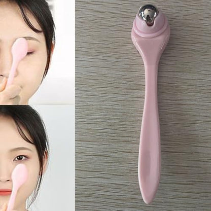 2 Pack Eye Cream Applicator Wand Stick Small Face Roller Eye Serum Applicator Massager Eyes Care Stick Cooling Therapy Ice Globes for Facial Moisturizer Under Eyes Brightener Reduce Puffiness