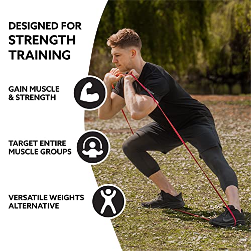 3DActive Pull Up Assist Band - Resistance Band for Strength Training, Powerlifting, Body Stretching, Crossfit - Exercise Guide Included.