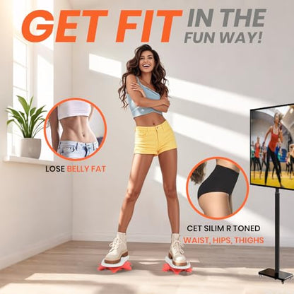 Ab Twist Board,Waist Twisting Disc-Twister Exercise Board,Ab Board Exercise -Waist Trainer Trimmer,Waist Twisting Disc for Ab Exercise Abs Core,Full Body Toning Workout Home Gym