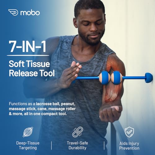 MOBO Deep Tissue Muscle Roller Stick for Back, Leg Recovery Massage Roller