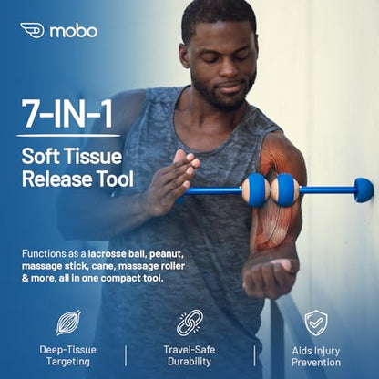 MOBO Deep Tissue Muscle Roller Stick for Back, Leg Recovery Massage Roller