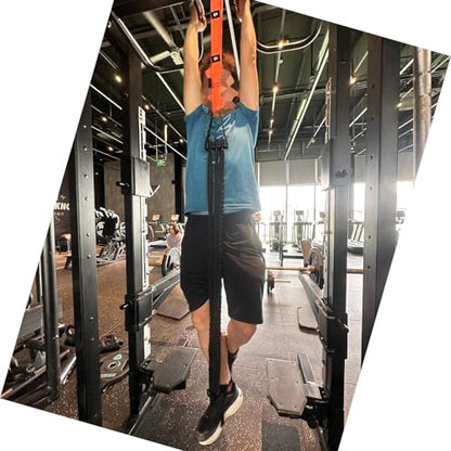Pull-Up Assist Band with Adjustable Resistance – Heavy-Duty 400 lbs Elastic Power Bands for Chin-Up Training, Home Gym & Indoor Exercise – Ideal for Beginners, Students, and Adults (Orange)