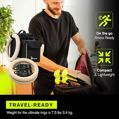 Eleviia: Portable Doorway Pull-Up Bar – Lightweight, Travel-Ready, 250 lb Capacity - color: BROWN