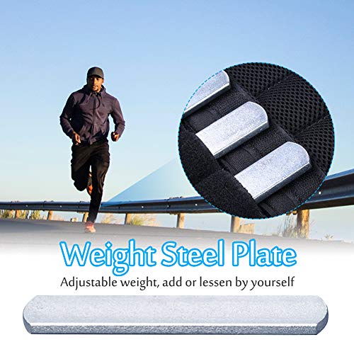 Steel Plates for Weighted Vest,Round Head Design Strength Training Weight Steel Plate for Workouts Running, Jogging and Cardio