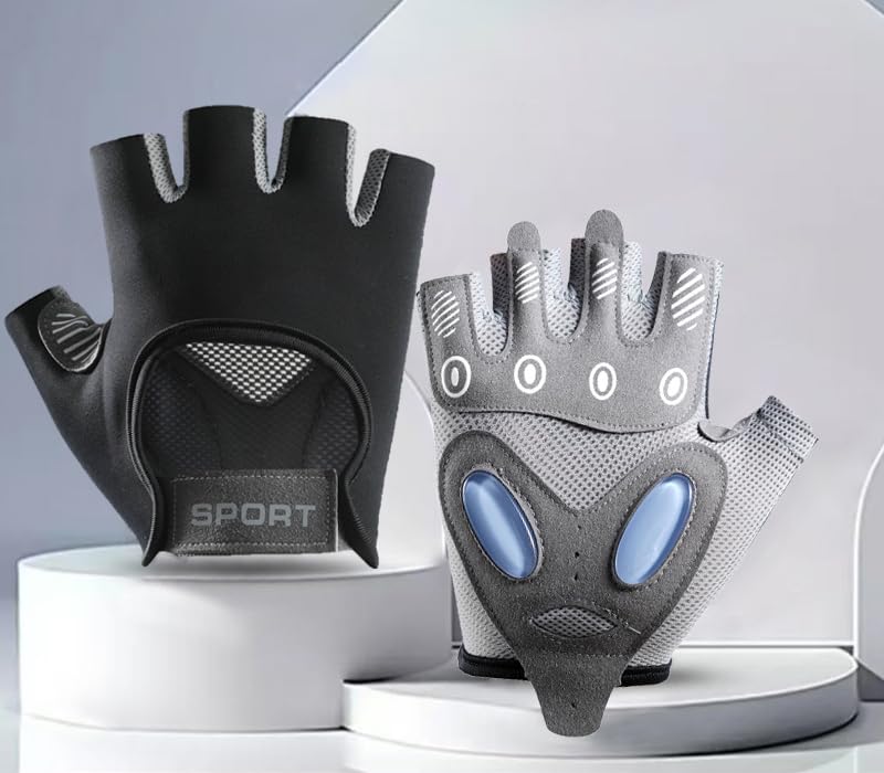 Women Workout Gloves Protection Dumbbell Glove Lightweight Breathable Glove - color: Black, size: Small