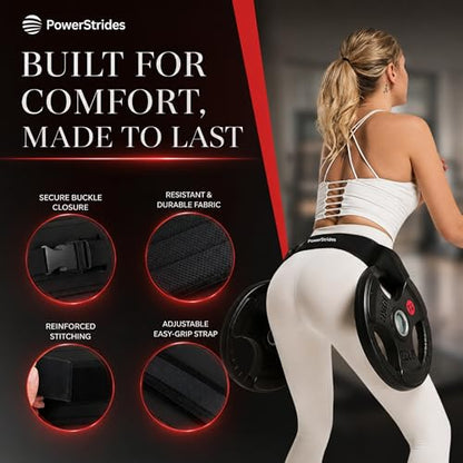 hip thrust belt for dumbbells – Best weightlifting Belt for home gym equipment workout and fitness weight lifting for men and women, perfect weights pad bandes accessories trainer at home for booty, glute and pilates exercise.
