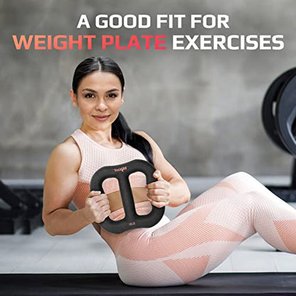 Yes4All 3-in-1 Multifunctional Neoprene Dumbbell/Multi-Usage Dumbbell with Solid Core, Ergonomic Curve,Black
