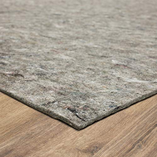 Mohawk Home Non Slip Rug Pad 8' x 10' - 1/4" Thick Felt + Latex Rubber Gripper - Dual Surface Cushion for Hardwood, Carpet, Tile Floors, Made in USA - size: 8' x 10' (Rectangular), style: 1/4 Inch Dual Surface Rug Pad