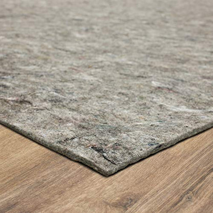 Mohawk Home Non Slip Rug Pad 8' x 10' - 1/4" Thick Felt + Latex Rubber Gripper - Dual Surface Cushion for Hardwood, Carpet, Tile Floors, Made in USA - size: 8' x 10' (Rectangular), style: 1/4 Inch Dual Surface Rug Pad