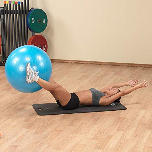 Body-Solid Soft Weighted Toning Ball Pregnant Womens Exercise Balls, for Yoga, Pilates, Fitness and Strength Training, Latex Free - 500lb Weight Capacity