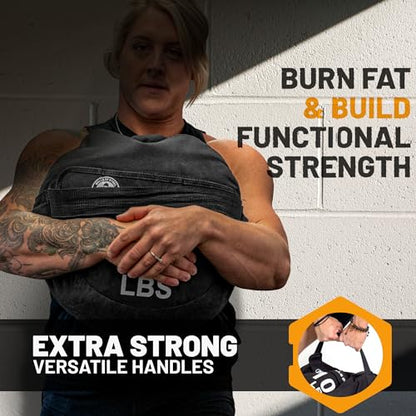Strongman Sandbag Bells of Steel - Fitness Sand Bag for Weight Training - style: 350 lb
