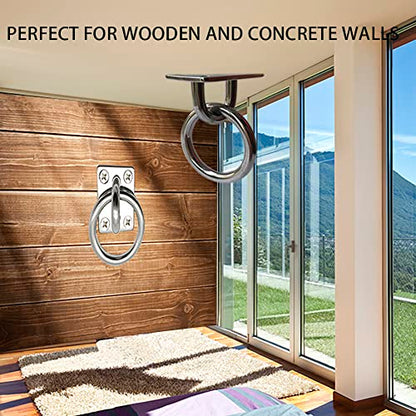 Ceiling Hooks Ceiling Wall Mount Hook Heavy Duty 1000LB Dog Anchor Pad Eye Plate 304 Stainless Steel for Yoga Swings Hammocks Training Straps Punching Bags Hanging - size: Ceiling Hook - 8MM