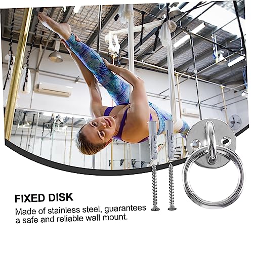 balacoo Ceiling Anchor Fixed Disk Wall Mount Suspension Trainer Bracket Gym Equipment for Home