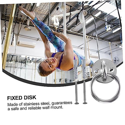 balacoo Ceiling Anchor Fixed Disk Wall Mount Suspension Trainer Bracket Gym Equipment for Home