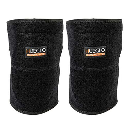 HUEGLO Protective Knee Pads for Dancers,Volleyball Knee Pad for Girls,Soft Sponge Knee Pads for Avoid Floor Burns & Bruising,1Pair,Black,Medium