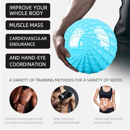 Medicine Ball 8, 10 lbs Slam Ball Weighted Balls for Exercise Strength and Crossfit Workout
