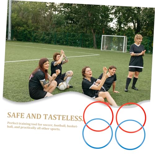 Garneck Pace Training Circle Set 6 Soccer Training Rings for Footwork and Muscle Strength Random
