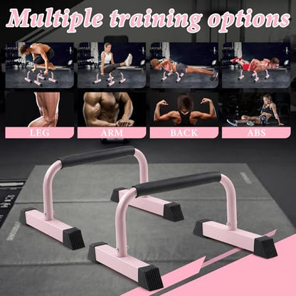 Push Up Bar, 700 LBS Potable Dip Bar with EVA Handle for Home GYM Gymnastics Calisthenics Equipment Apartment Courtyard Balcony Exercise Fitness Upper Body Arm Back Man Woman Kid
