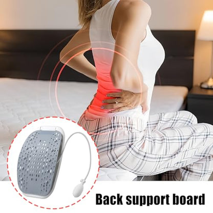 Back Stretcher - Pp Spine Stretcher | Lightweight Lumbar Support, Adjustable Air Cushion Portable Device, Ergonomic Lower Spine Archer, Lower Lumbar Relief Massager for Home Car Bed Exercise Workout