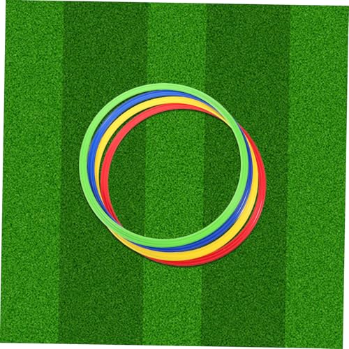 BESPORTBLE 4Pcs Soccer Agility Training Rings Portable Sensory Exercise Circles for Speed and Coordination Development Football Training